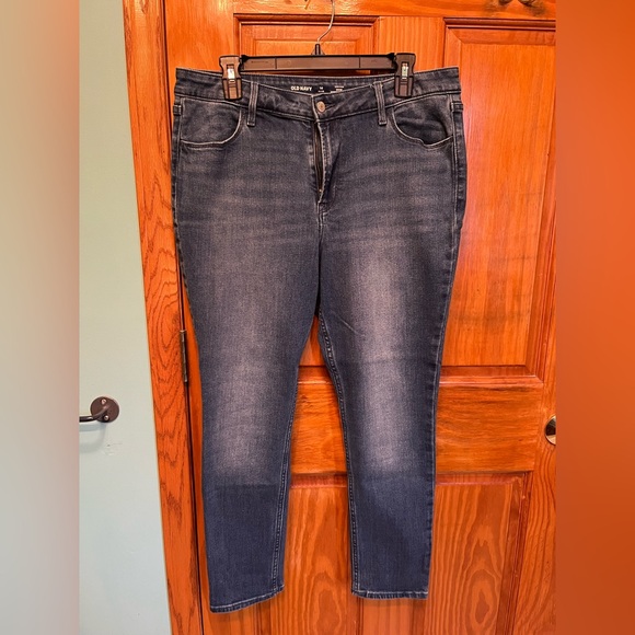 Old Navy Denim - Old Navy Women's Dark Wash High Rise Skinny Jeans